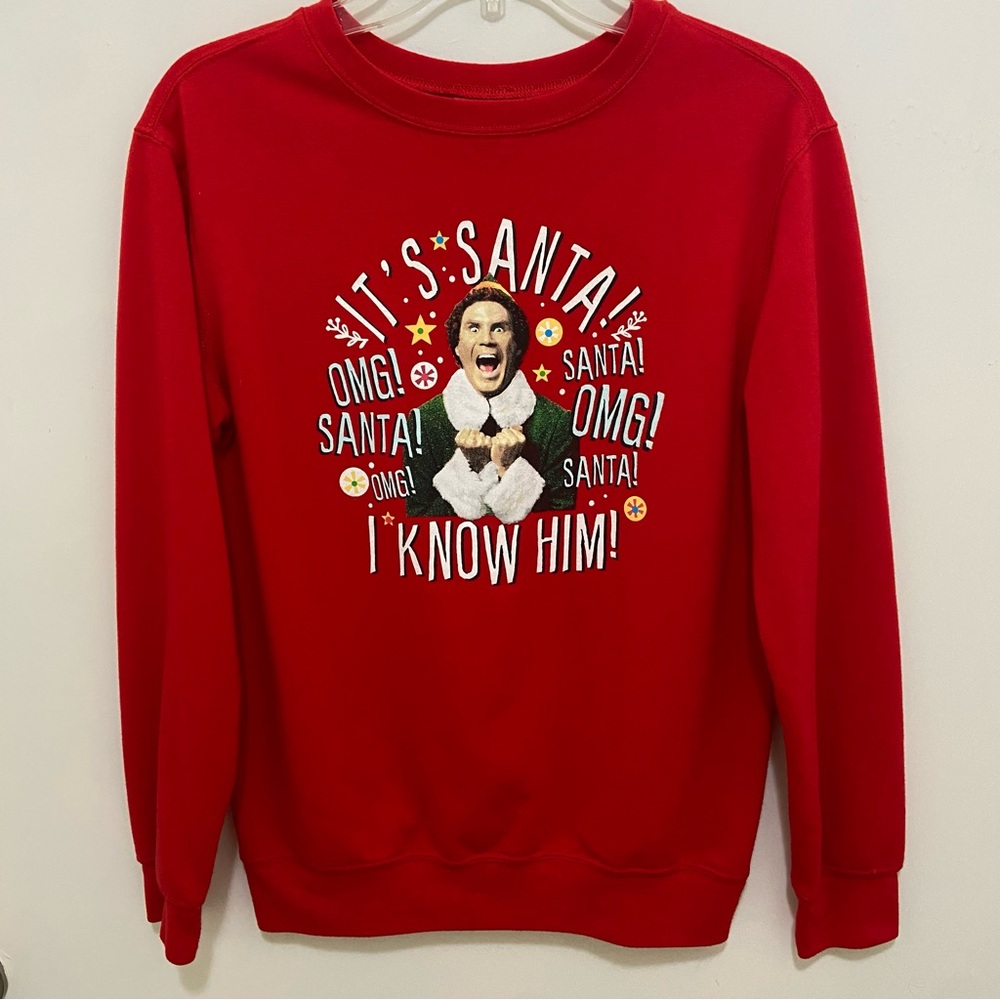 Elf Red Christmas Sweatshirt